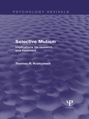 cover image of Selective Mutism